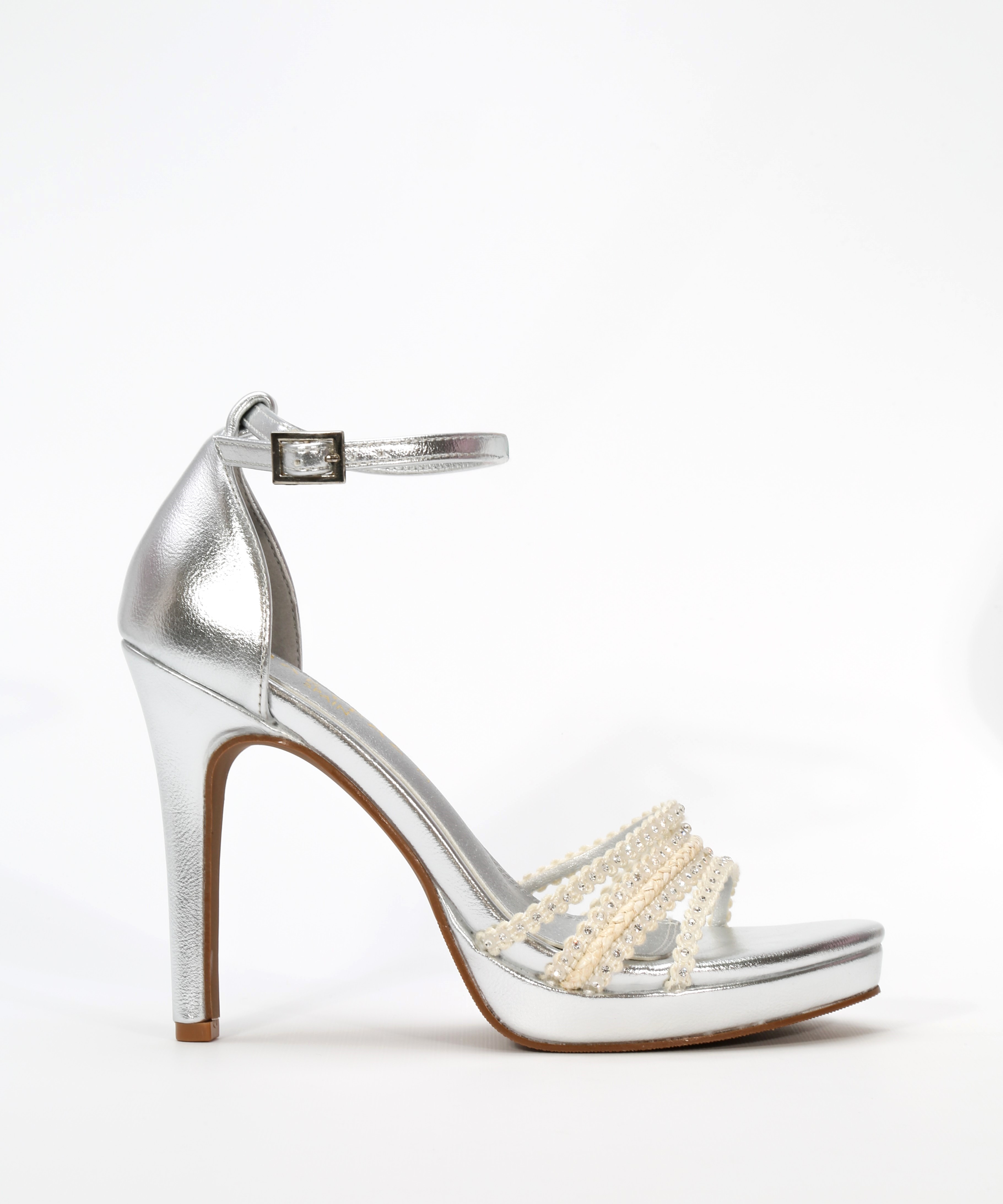 Sandalias plataforma strass